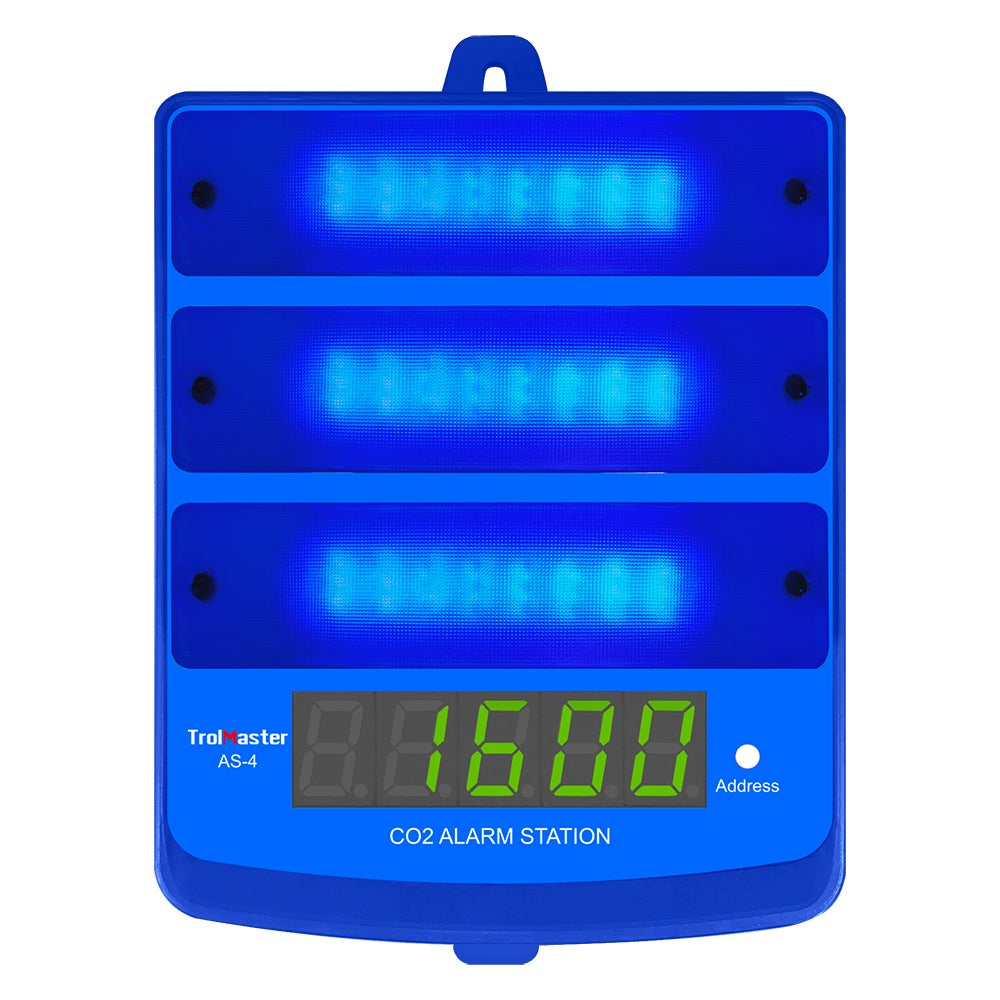 TrolMaster CO2 Alarm Station Blue Light for Carbon-X System
