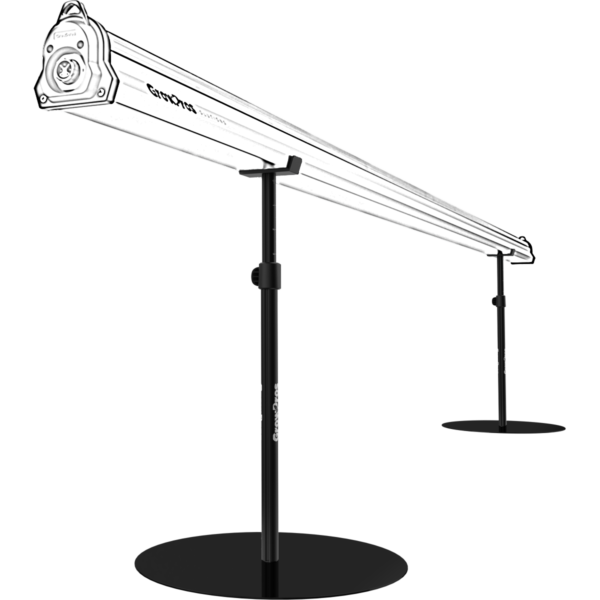 Growpros Telescopic Stands For Model 1 & 2 2 Pcs per Pack Compatible with most under canopy lights
