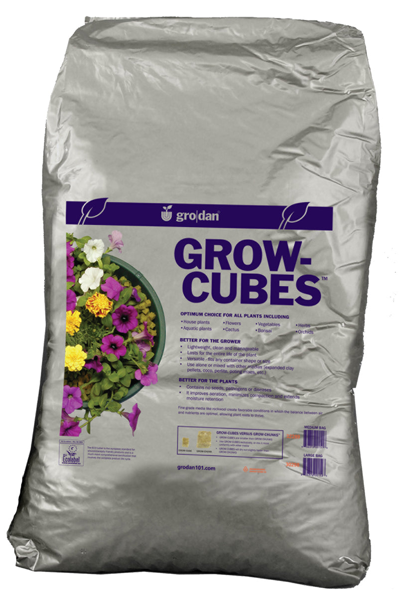 Grodan Grow Chunks 2 cu ft bag CASE OF 3 BAGS - 1/2 inch Growchunks
