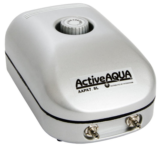 Active Aqua Air Pump with 2 outlets 7.8 lt per minute