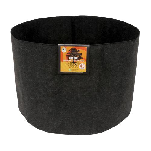 Gro Pro Essential Round Fabric Pot - Black