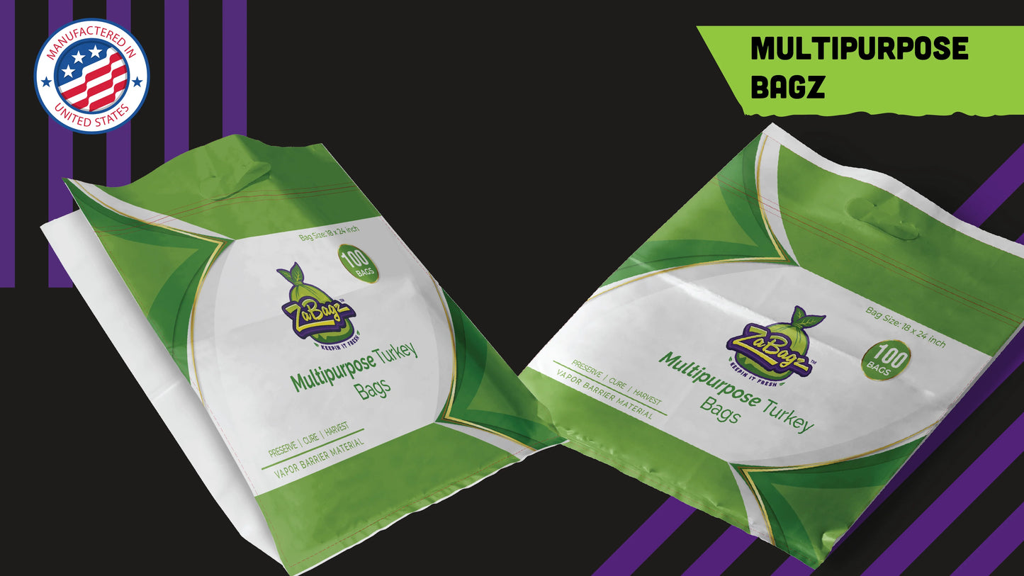 Multipurpose Turkey Oven Bags 18" x 24" 100 pcs by ZaBagz