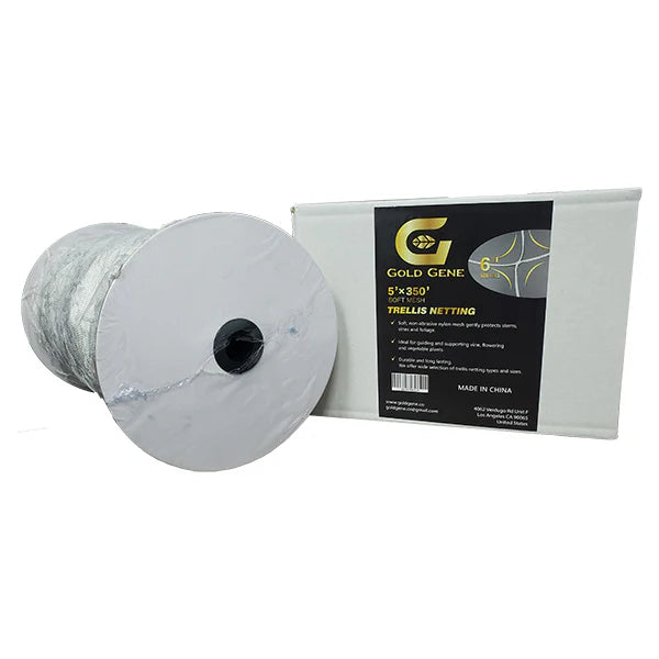 Gold Gene® Trellis Netting, Soft Mesh Nylon, Bulk Roll (5' x 350' ft.)