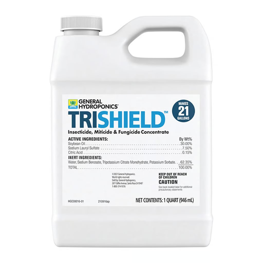 General Hydroponics TriShield Insecticide, Miticide & Fungicide Concentrate