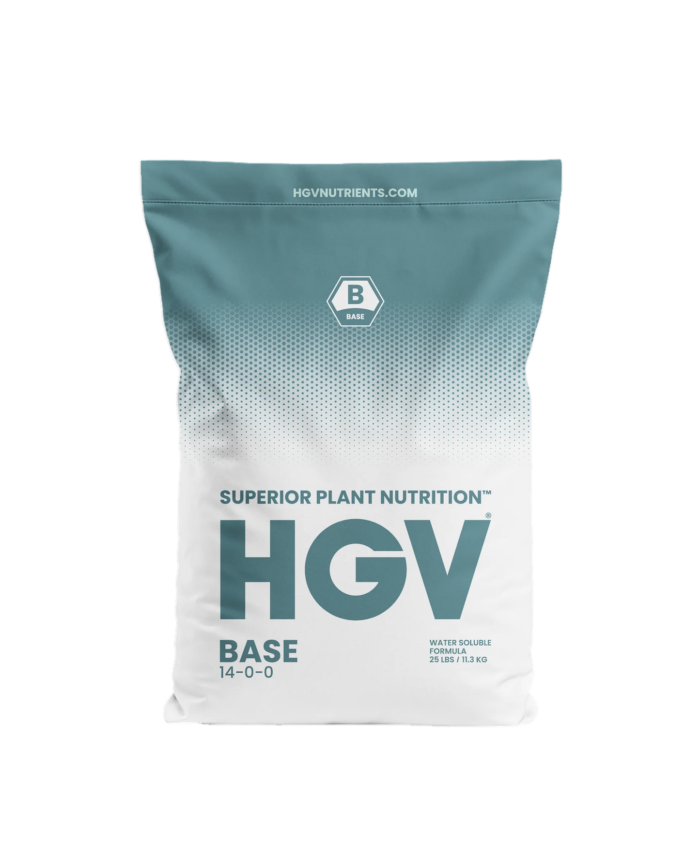 HGV Nutrients Growth and Flowering Base Formula 14.5-0-0, 25 lbs.