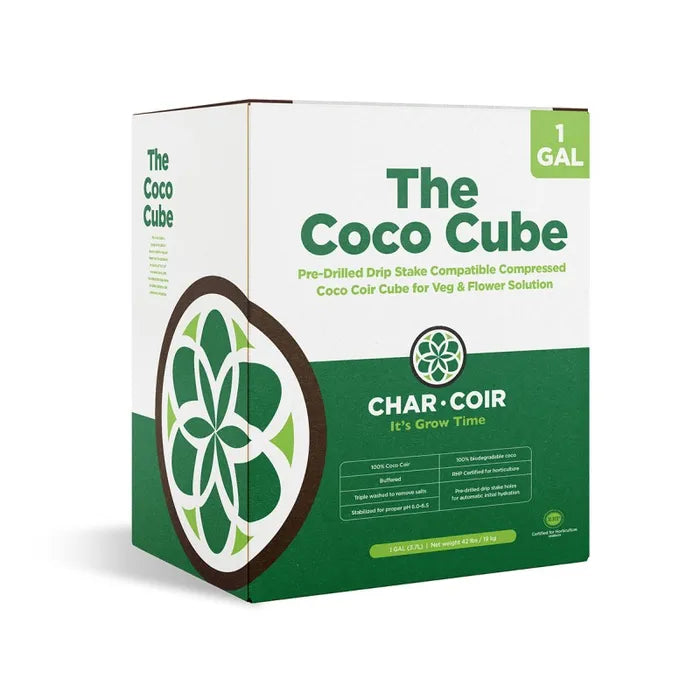Char Coir Coco Cube RHP Certified Coco Coir, 2.25 L, case of 32