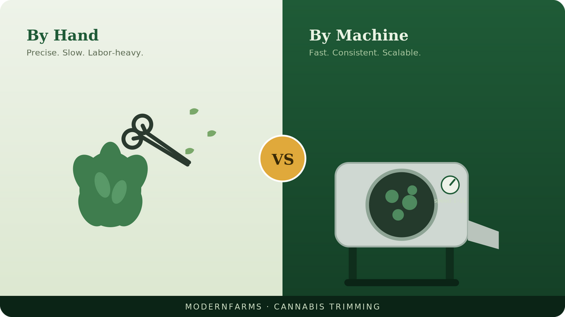 Hand Trimming vs Machine Trimming: A Grower's Guide to the Real Tradeoffs