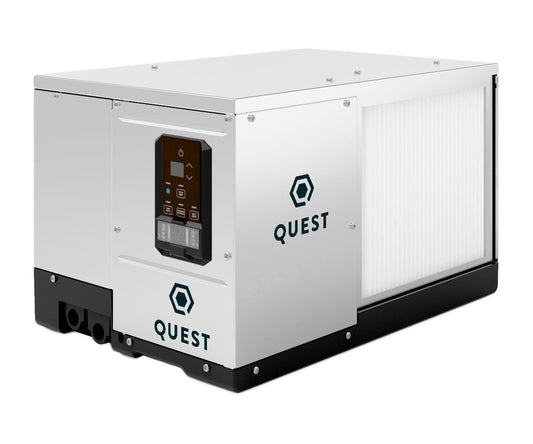 The Complete Cannabis Dehumidifier Buyer's Guide (2026): Sizing Math, Form Factor, and Quest vs Anden vs AirGrean Head-to-Head