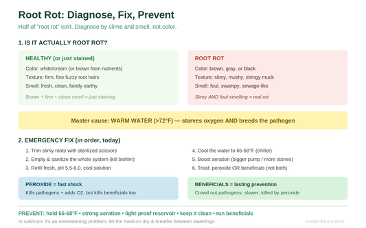 Cannabis Root Rot: How to Tell If You Have It, Fix It Fast, and Never See It Again