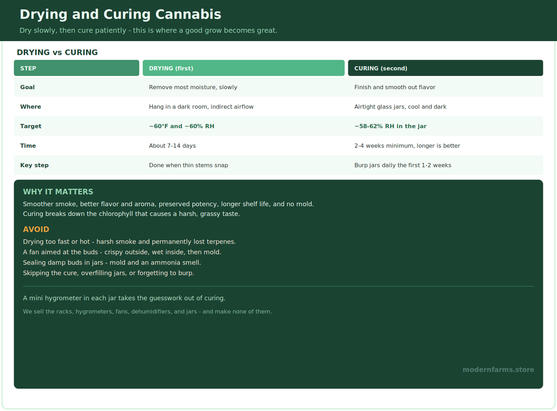 How to Dry and Cure Cannabis: The Complete Guide
