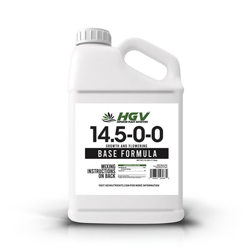 HGV Nutrients Growth and Flowering Base Formula 14.5-0-0