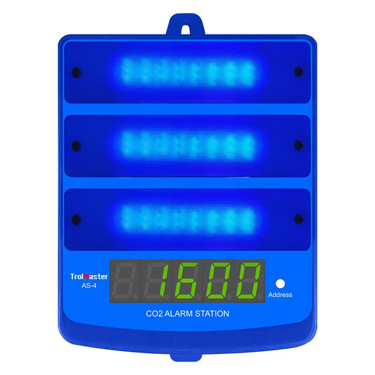 TrolMaster CO2 Alarm Station Blue Light for Carbon-X System