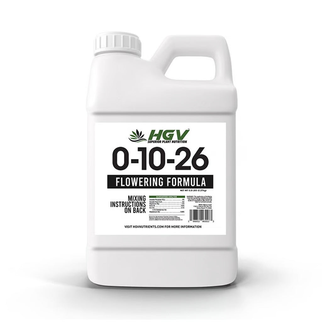 HGV Nutrients Flowering Formula 0-10-26