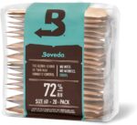 Boveda 72% Two-Way Humidity Control Packs For Wood Humidifier Boxes – Size 60 – 4 Pack – Moisture Absorbers – Humidifier Packs – Hydration Packets in Resealable Bag