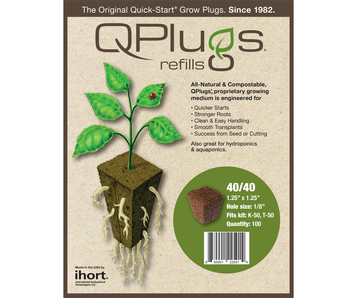 Spring Cleaning Sale - IHORT Q-Plug Square Rooting Plug Cubes, Bag of 100