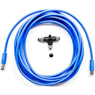 Growlink™ LINKS M8 Extension Cable Kit - 16ft 5in (5m) - M8 Connector - Compatible with Growlink™ ClimaLINK & Terral ink Sensors - Includes T-Connector & End Cap