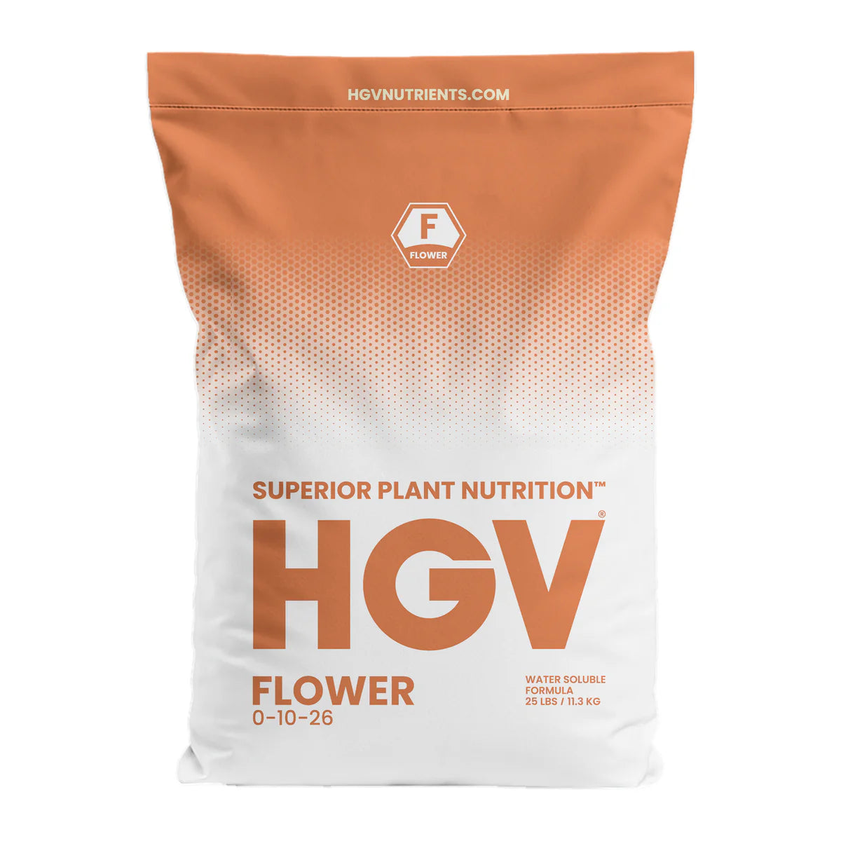 HGV Nutrients Flowering Formula 0-10-26, 25 lbs.