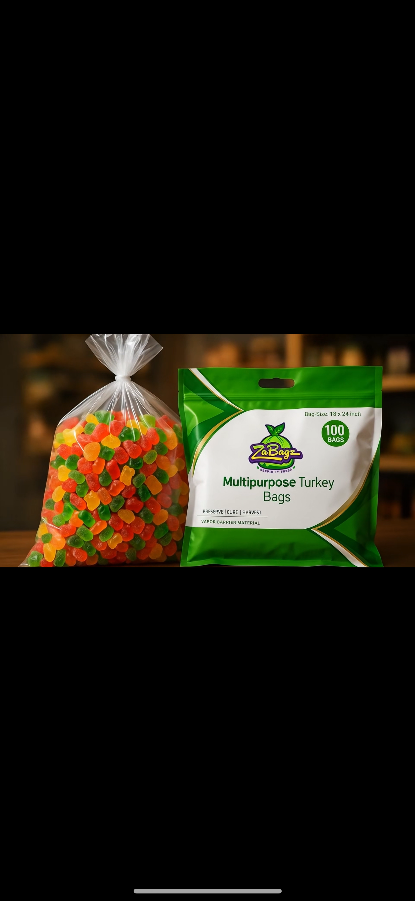 Multipurpose  Oven Bags/ Turkey Bags 18" x 24" 100 pcs by ZaBagz