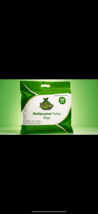 Multipurpose  Oven Bags/ Turkey Bags 18" x 24" 100 pcs by ZaBagz