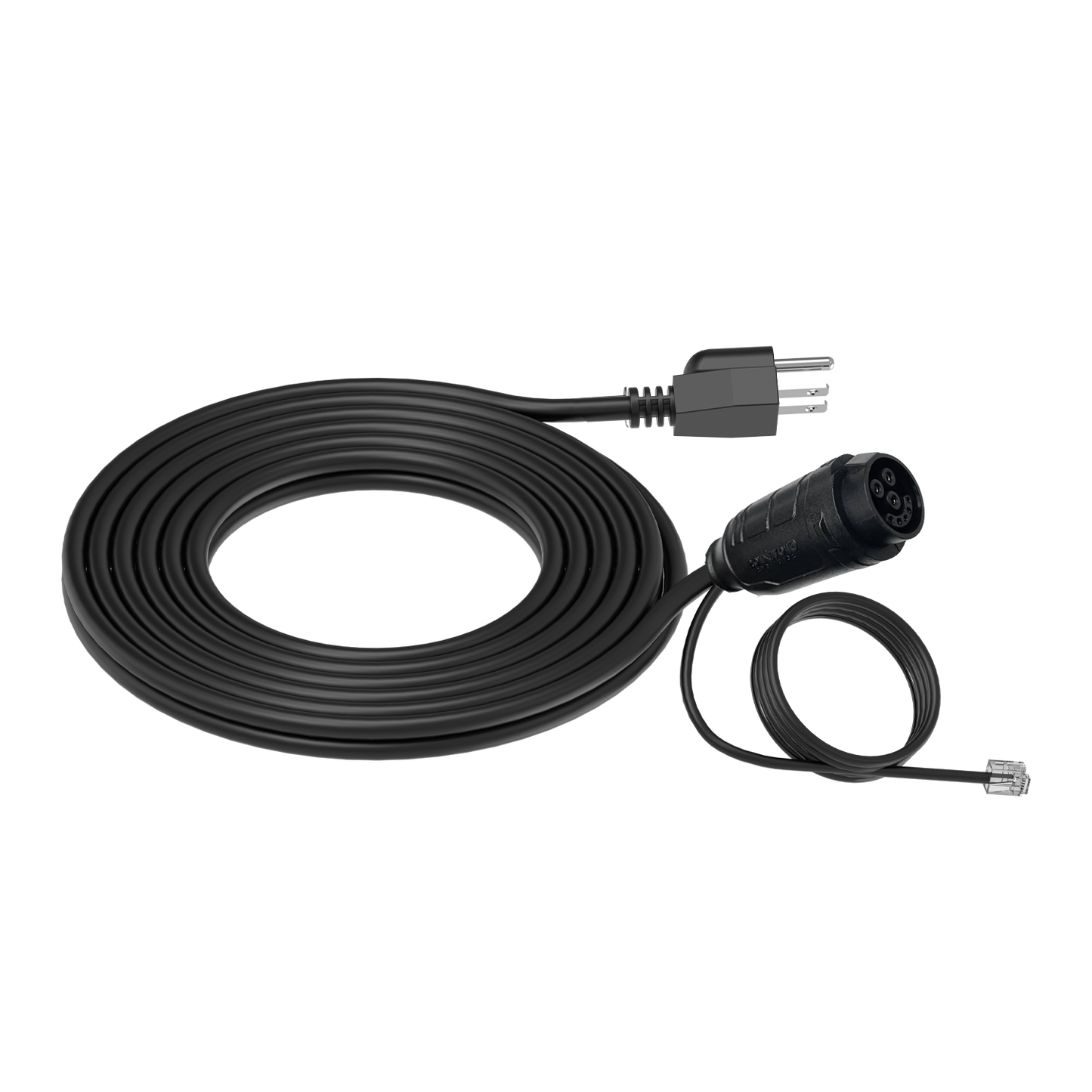 Under Canopy Light Power Cord 240V (NEMA 6-15P – double flat + ground) with attached Data Cable