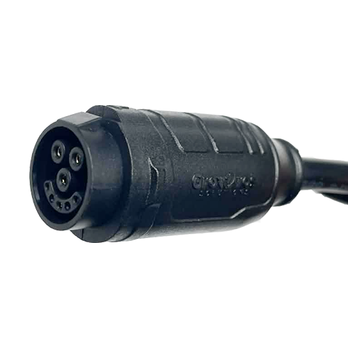 Under Canopy Light Power Cord 240V (NEMA 6-15P – double flat + ground) with attached Data Cable
