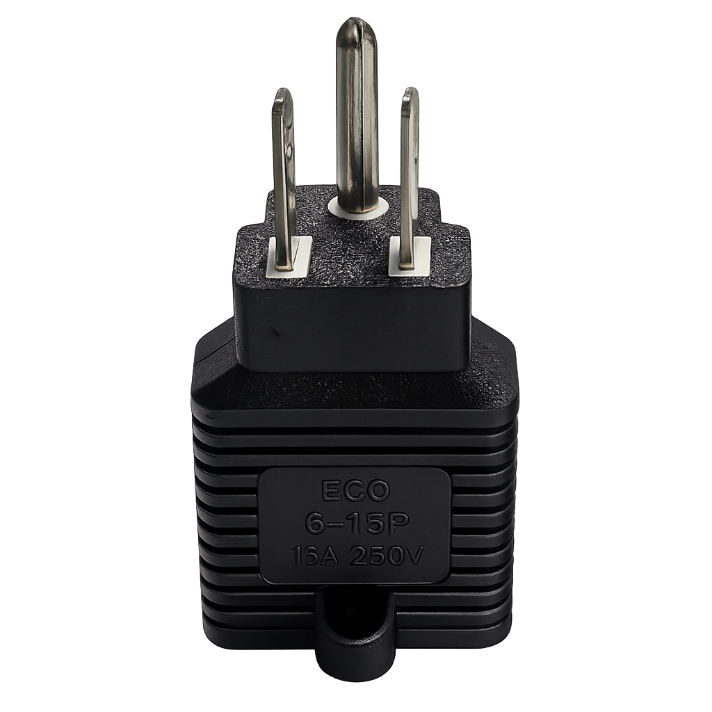 Under Canopy Light Power Cord 240V (NEMA 6-15P – double flat + ground) with attached Data Cable