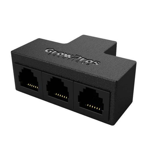 1 to 3 RJ12 data splitter for Grow Pros Solutions Grow Lights