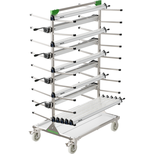 Under Canopy Grow Light Storage Rack