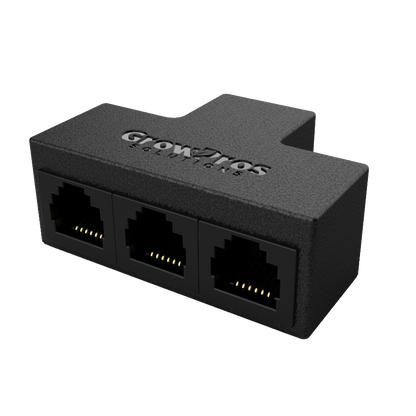 1 to 3 RJ12 data splitter for Grow Pros Solutions Grow Lights