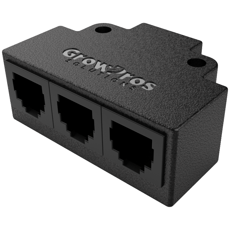 1 to 3 RJ12 data splitter for Grow Pros Solutions Grow Lights
