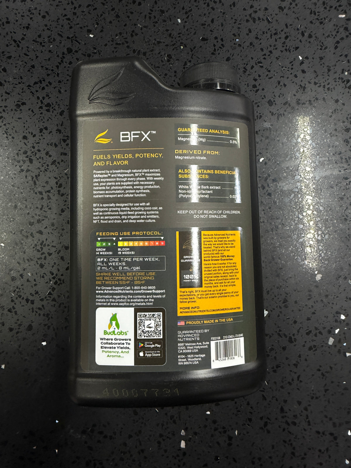 Advanced Nutrients 8th Generation BFX 1 Liter