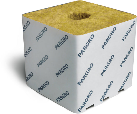 Grodan Pargro Biggie, 6 x 6 x 6, w/Hole Case of 64