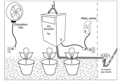 Titan Controls Ares CO2 Generator 4,8,10 Burners