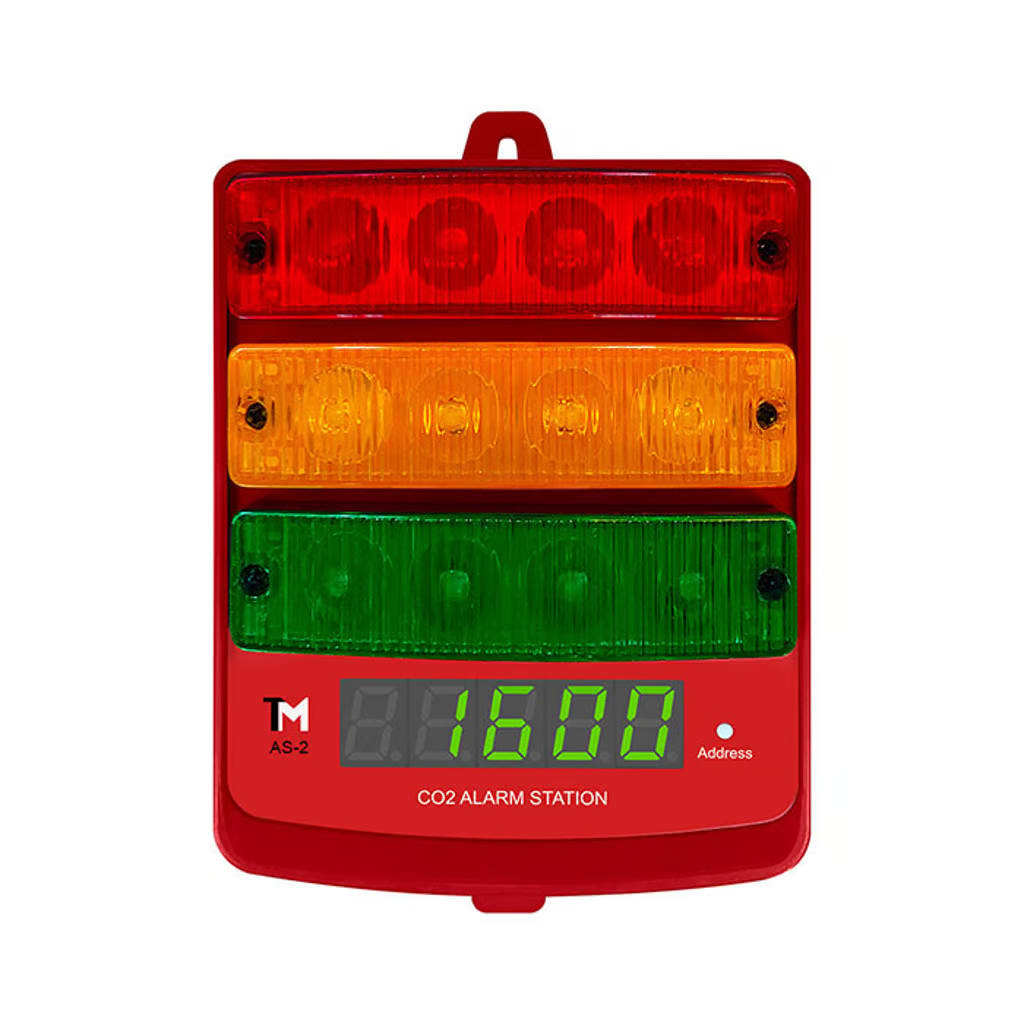 TrolMaster Carbon-X CO2 Alarm Station with LED display indicator