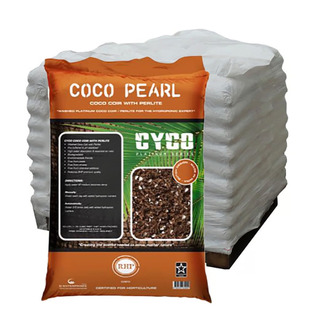 Cyco Coco Pearl RHP Certified Soilless Mix, 50 Liter - Pallet of 45 Ba ...