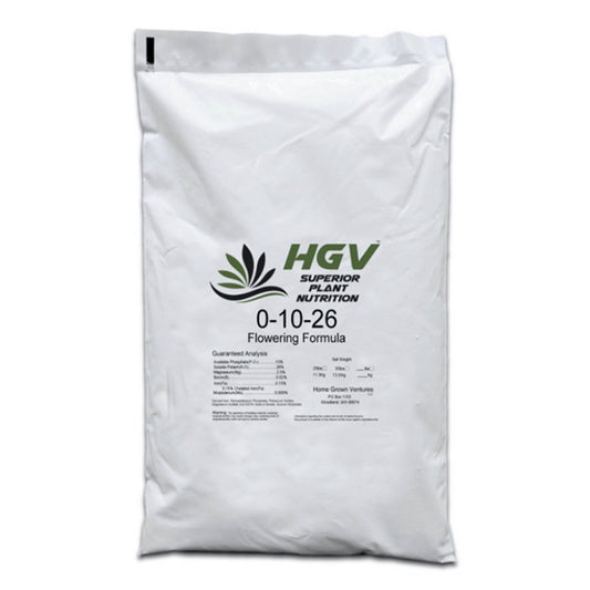 HGV Nutrients Flowering Formula 0-10-26, 25 lbs.